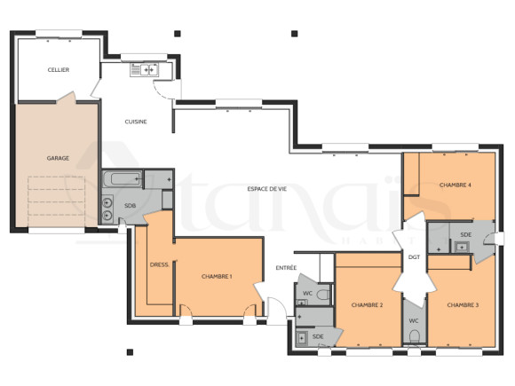 Plan (maison 299)