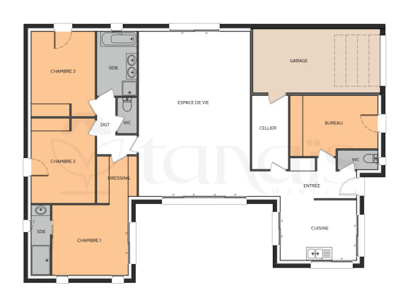 Plan (maison 303)