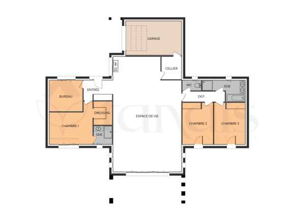 Plan (maison 308)