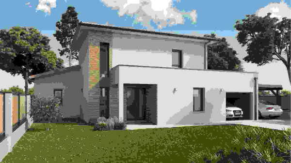 Maison neuve à Marcheprime avec 4 chambres sur terrain de 605m2 - image 2