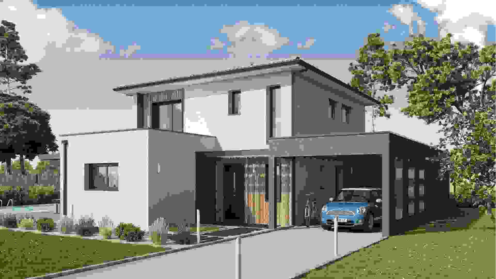 Maison neuve à Saint-Selve avec 4 chambres sur terrain de 500m2 / image 3