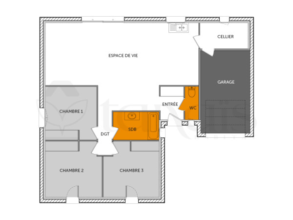 Plan (maison 319)