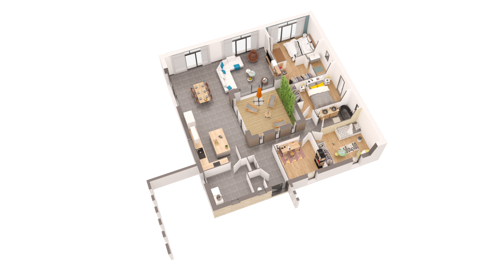 Maison neuve à Moulis-en-Médoc avec 4 chambres sur terrain de 689m2 / image 6