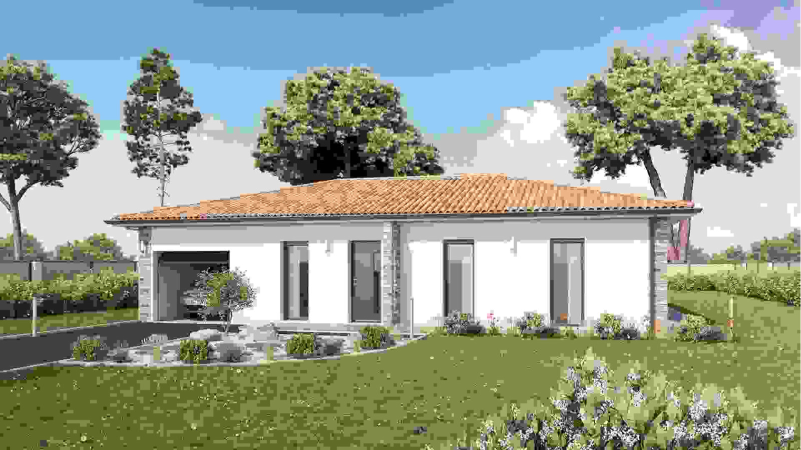 Maison neuve à Abzac avec 4 chambres sur terrain de 704m2 / image 3