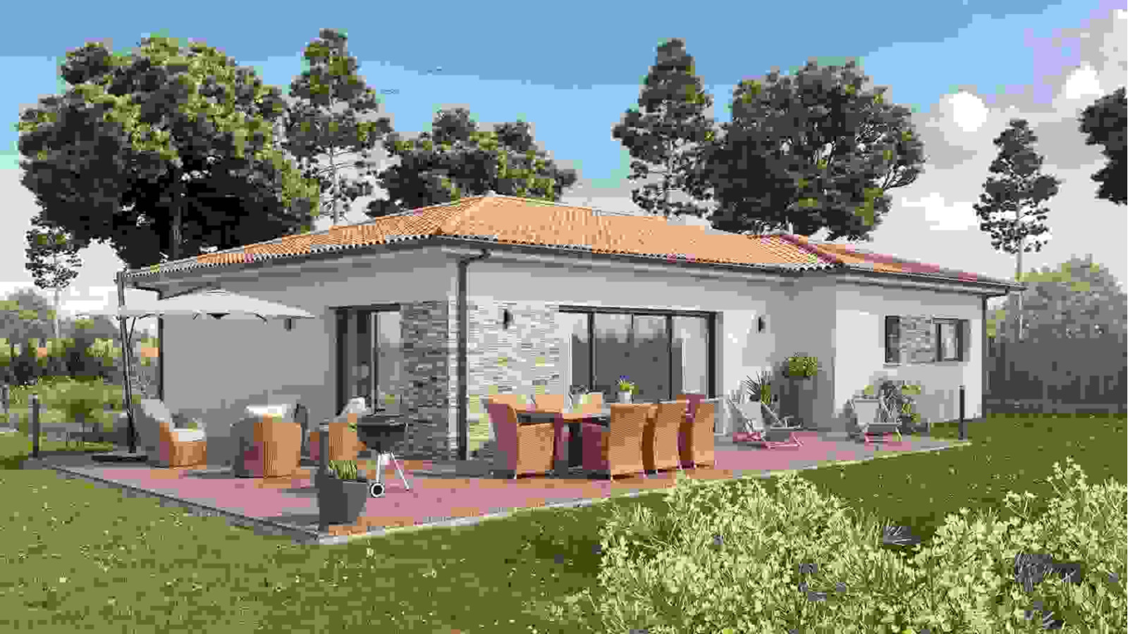 Maison neuve à Aire-sur-l'Adour avec 4 chambres sur terrain de 540m2 / image 3