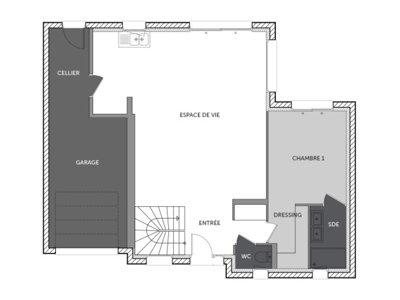 Plan (maison 305)