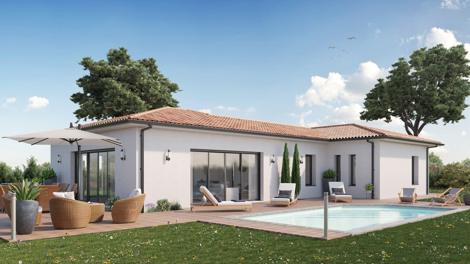 Maison neuve à Podensac avec 4 chambres sur terrain de 980m2 / image 2