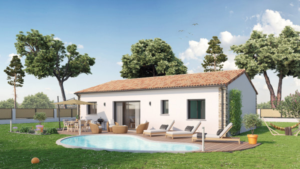 Maison neuve à Preignac avec 3 chambres sur terrain de 426m2 - image 1