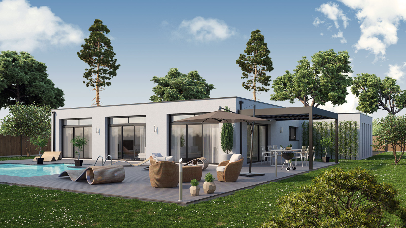 Maison neuve à Martillac avec 4 chambres sur terrain de 511m2 / image 2