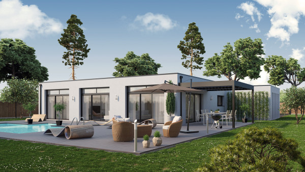 Maison neuve à Martillac avec 4 chambres sur terrain de 511m2 - image 1