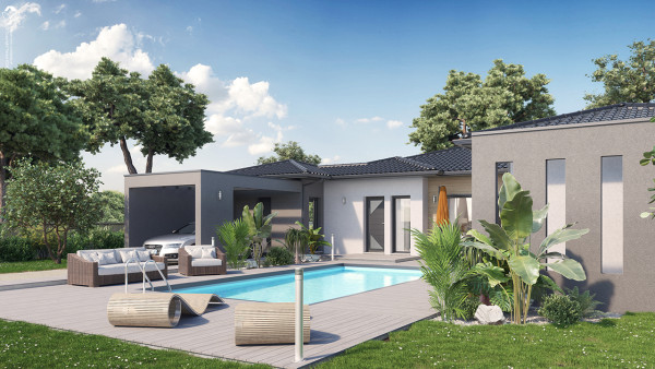 Maison neuve à Roaillan avec 4 chambres sur terrain de 928m2 - image 1