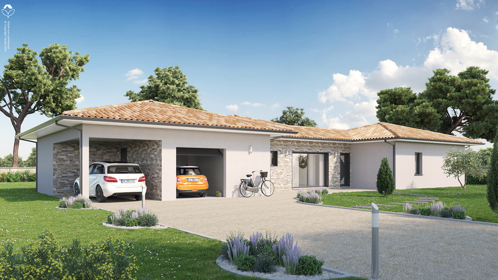 Maison neuve à Carcans avec 5 chambres sur terrain de 734m2 / image 2
