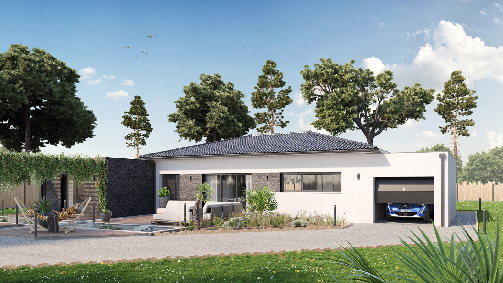 Maison neuve à Croignon avec 4 chambres sur terrain de 546m2 / image 2